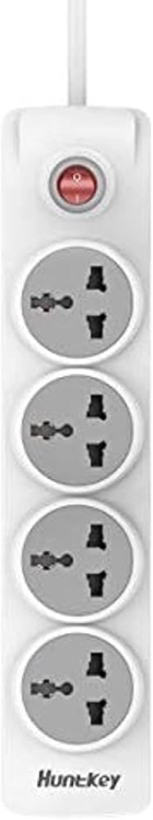 HUNTKEY SZN401 4 PORTS EU PLUG POWER STRIP 1.8M