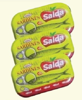 سردين صيدا  3 علب 