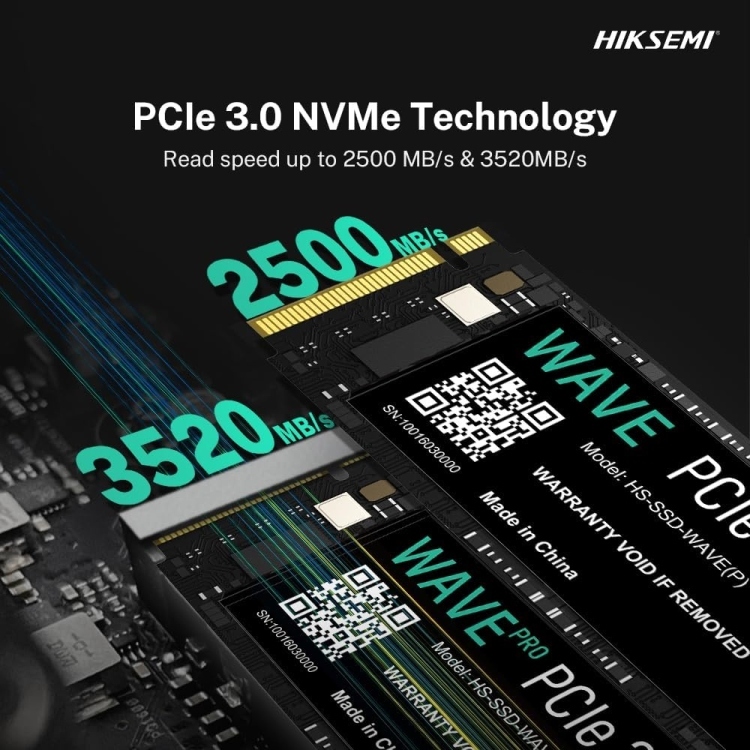 HIKSEMI 1024GB SSD M.2 WAVE(P) NVME PCIE 3.0