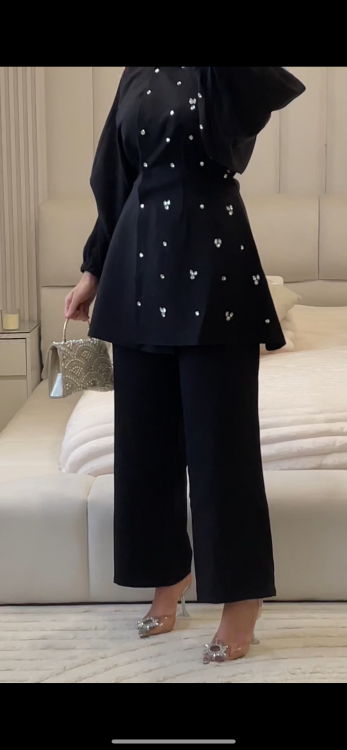 طقم رسمي شك اسود