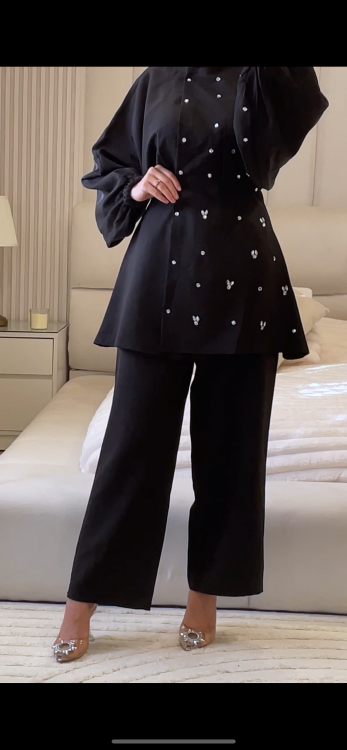 طقم رسمي شك اسود