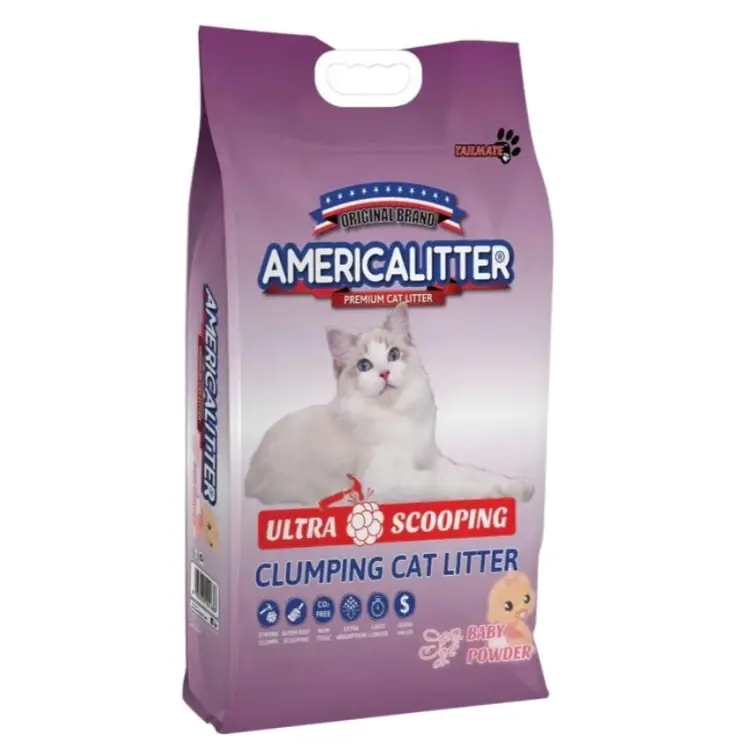 Americal Cat Litter - Highly Clumping - Baby Powder
