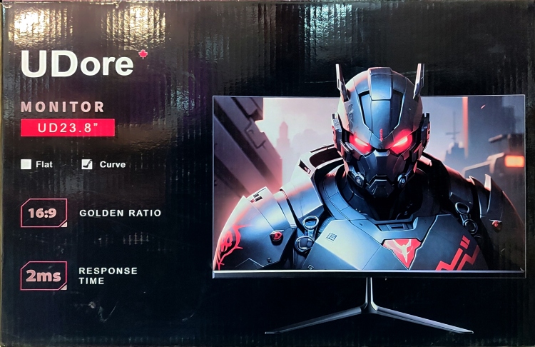 شاشة 24 بوصة جيمنج 165hz كيرف  Udore 