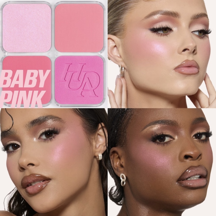 HUDA BEAUTY Blush Filter Blurring Blushlighter Palette 