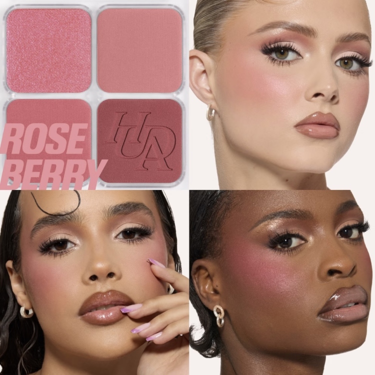 HUDA BEAUTY Blush Filter Blurring Blushlighter Palette 
