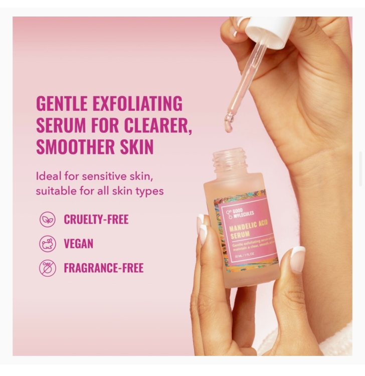 good molecules mandelic acid Serum سيروم مقشر المندليك اسد اللطيف جدا