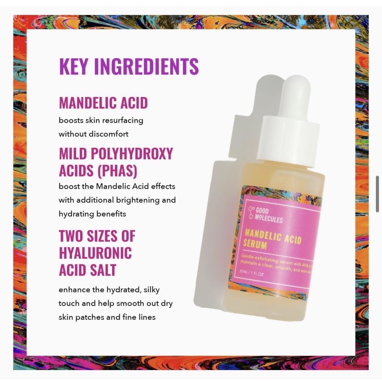 good molecules mandelic acid Serum سيروم مقشر المندليك اسد اللطيف جدا