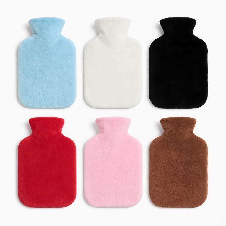 قربة ماء مبطنة فرو بسعه 2 لتر 