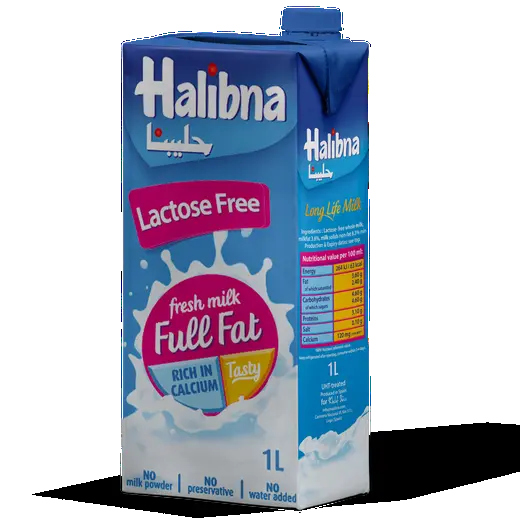 حليبنا حليب كامل خال من لاكتوز1لتر