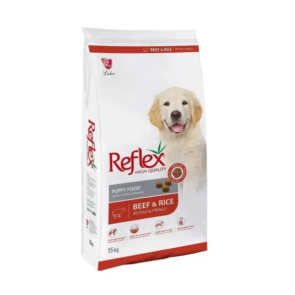 Reflex Puppy Dry Food with Beef & Rice 15kg