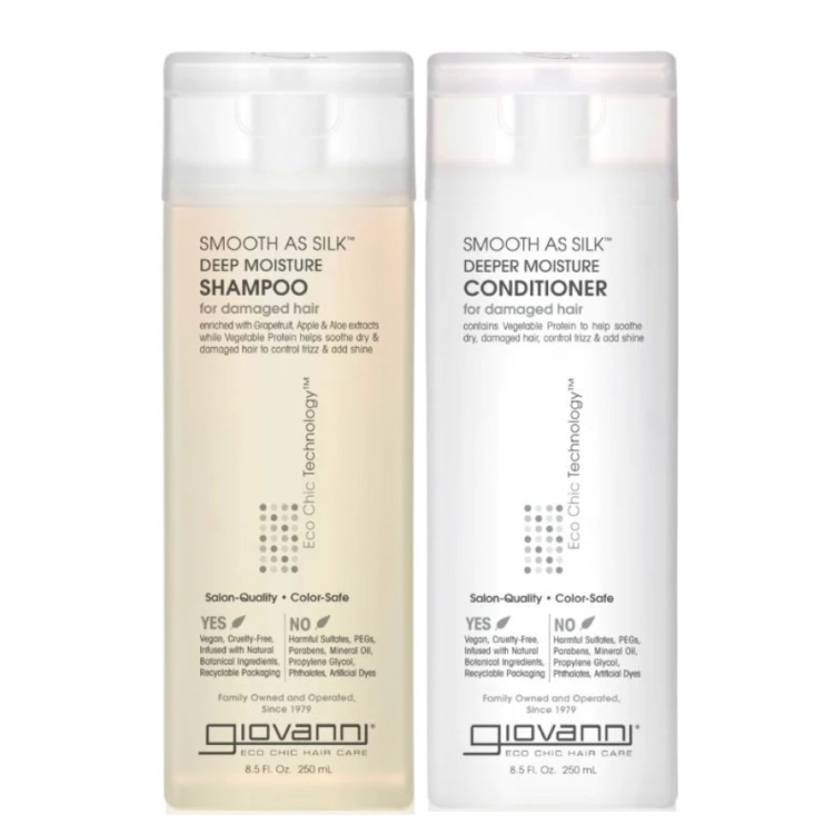 Giovanni, Smooth As A Silk Shampoo & Conditioner  