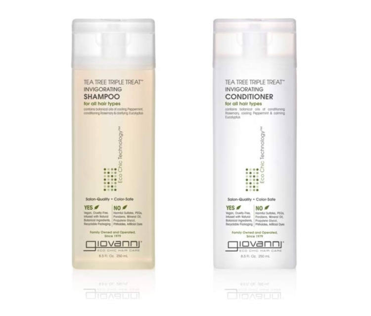 Giovanni, Tea Tree Triple Treat™ Invigorating Shampoo & Conditioner  