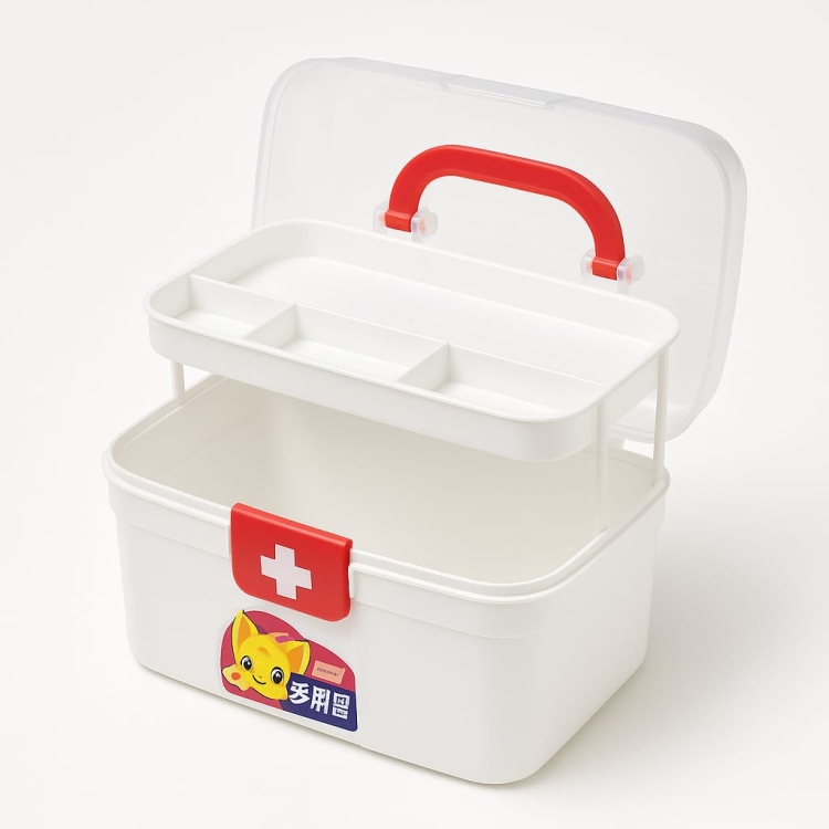 صندوق اسعافات اولية البلاستيكي