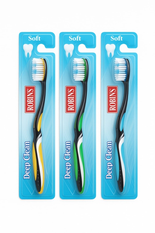 فرشاة أسنان  روبنز  بشعيرات ناعمة ومتدرجة