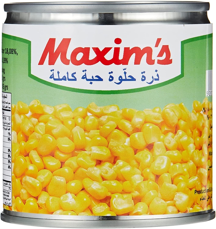 مكسيم ذرة حلوة حبة كاملة 340 غم *3 حبة