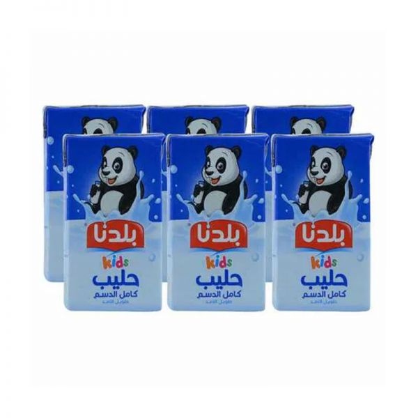 بلدنا حليب للاطفال خالي من الاكتوز 6 * 125 مل