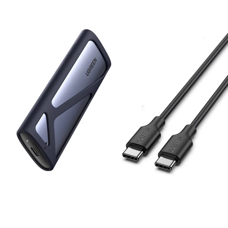 علبة هارديسك  TYPE-C M.2 NVMe 