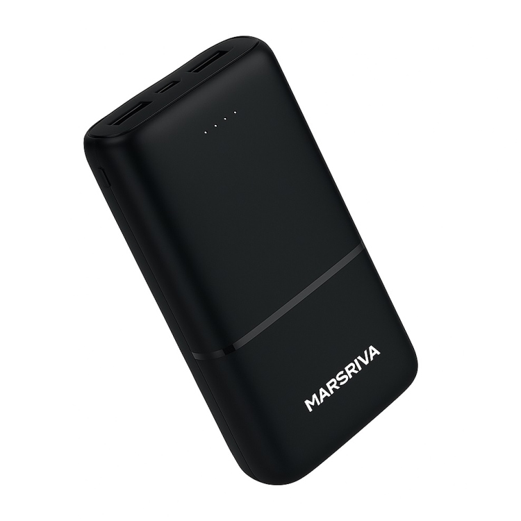 بور بانك مدخلين USB-2.1A>مدخل USB-C2.1A طاقة: 20000 اسود