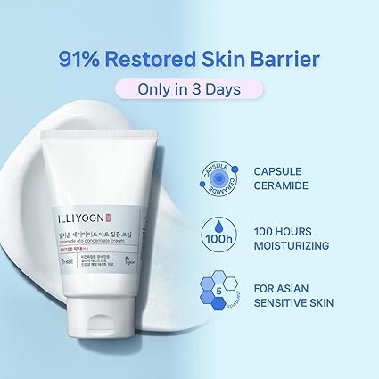 illiyoon ceramide ato concentrate cream  مرطب ايلليون للبشرة الجافة و الحساسة 