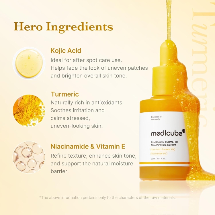 Medicube kojic acid turmeric serum سيروم الكوجيك اسد و الكركم