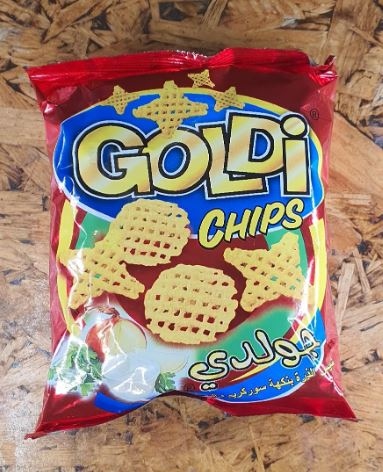 جولدي شيبس سور كريم و البصل 30غم