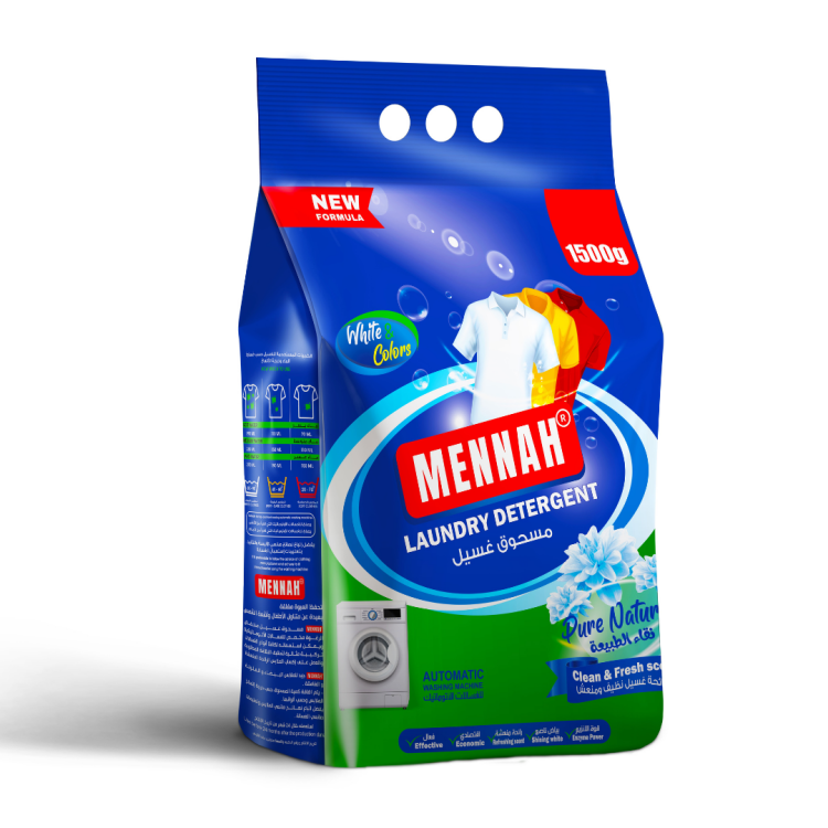 منه مسحوق غسيل 1500غ MENNAH  