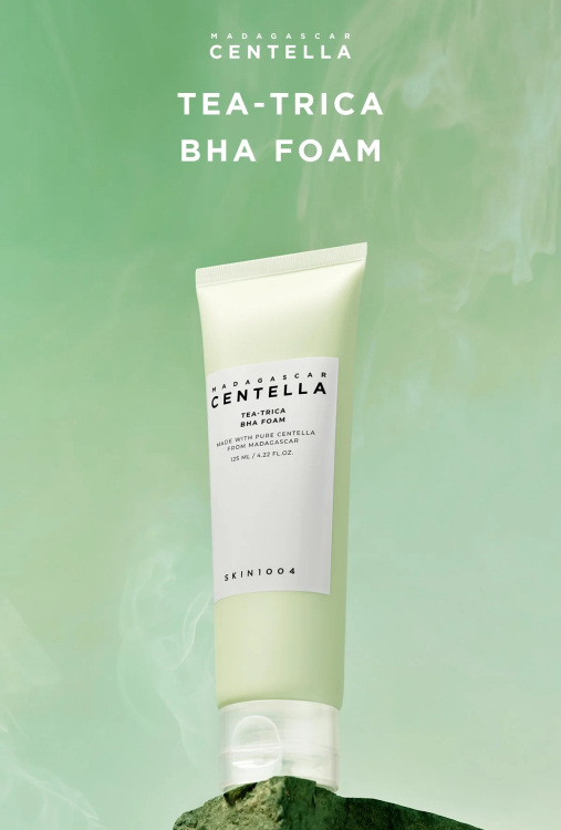 SKIN1004 Madagascar Centella Tea-Trica Bha Foam غسول رغوي بالساليساليك اسد 