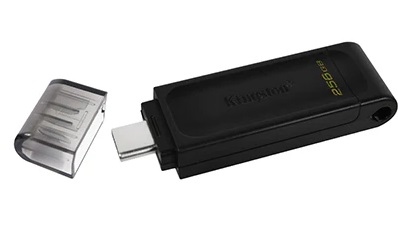 FLASH KINGSTON 64GB USB-C 3.2 DT70