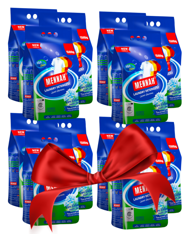 عرض محدود 50 عرض فقط   | مسحوق غسيل منه 1500غم 6+6 مجانا 