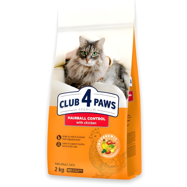 Club 4 paws للتحكم في كرات الشعر 