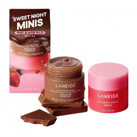 Laneige - Lip Sleeping Mask Berry & Chocolate Special Set  8g*2pcs