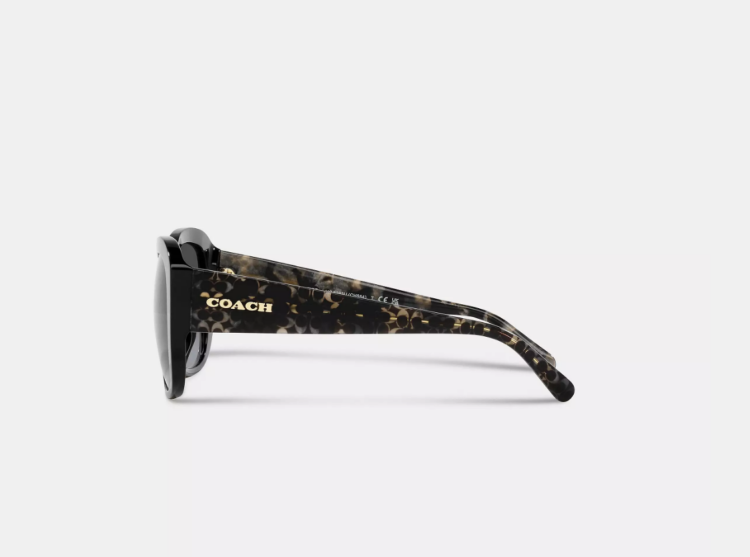 EyeframesInt-COACH-CH564-  Signature Oversized Square Sunglasses, Assorted Colors