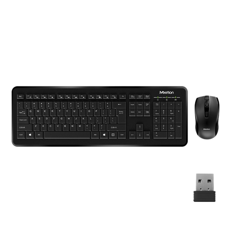 METION  MOUSE & KEYBOARD WIRELESS COMBO – BLACK-C4120 LITTLE