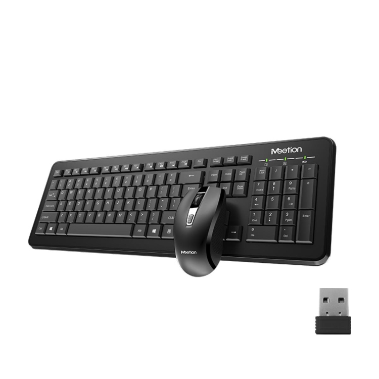 METION  MOUSE & KEYBOARD WIRELESS COMBO – BLACK-C4120 LITTLE