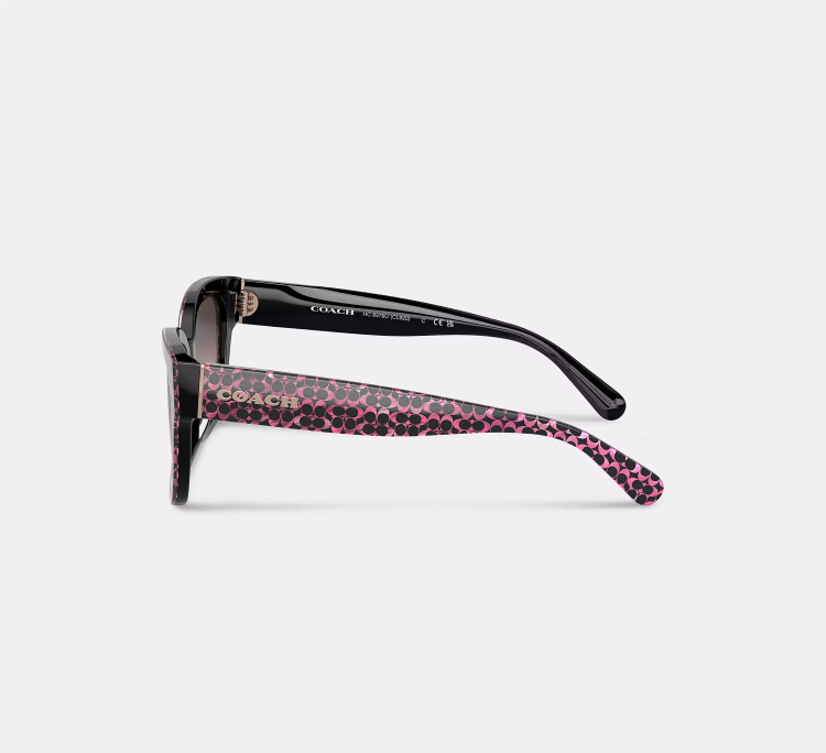 EyeframesInt-COACH-CL920 - Signature Round Sunglasses - Assorted Colors