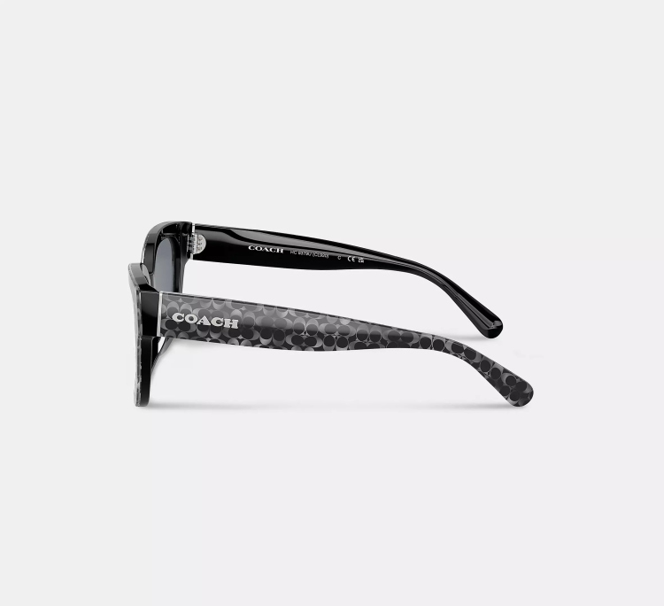 EyeframesInt-COACH-CL920 - Signature Round Sunglasses - Assorted Colors