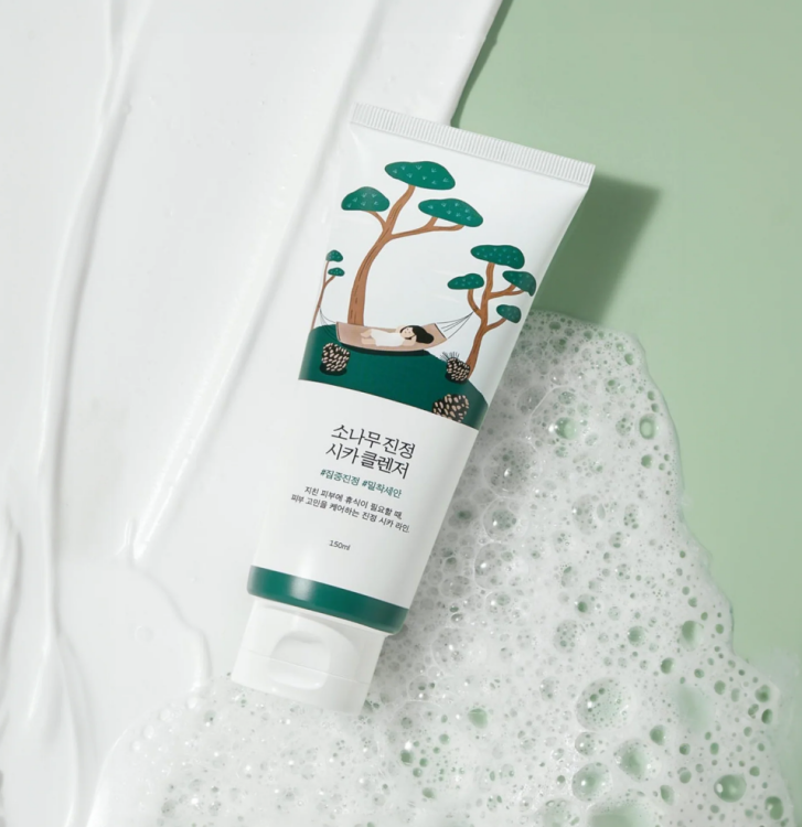 ROUND LAB, Pine Calming Cica Cleanser