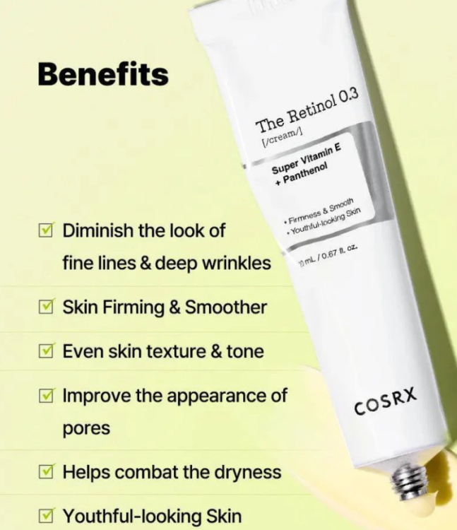 COSRX, The Retinol 0.3 Cream
