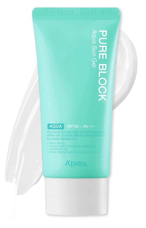 A'PIEU, Pure Block Aqua Sun Gel SPF50+ PA+++  