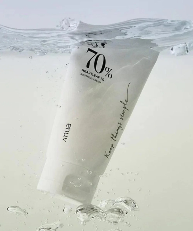 Anua heartleaf 70 soothing cream 100ml مرطب انوا مهدئ للبشرة 