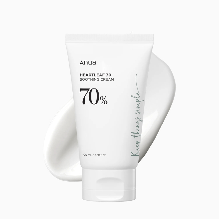 Anua heartleaf 70 soothing cream 100ml مرطب انوا مهدئ للبشرة 