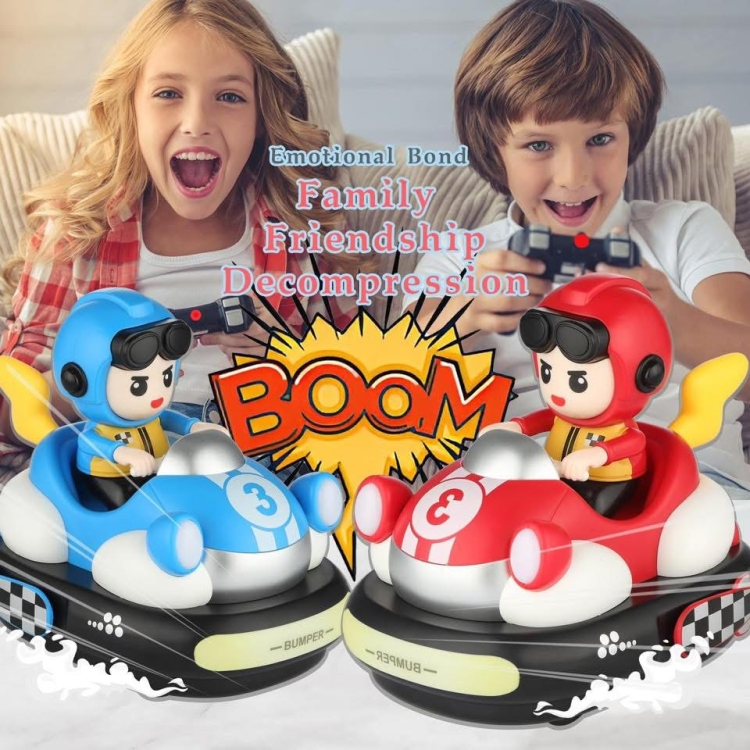 لعبة تحدي التصادم  لعبة ثنائية سيارتين مع ريموتين تحكم 