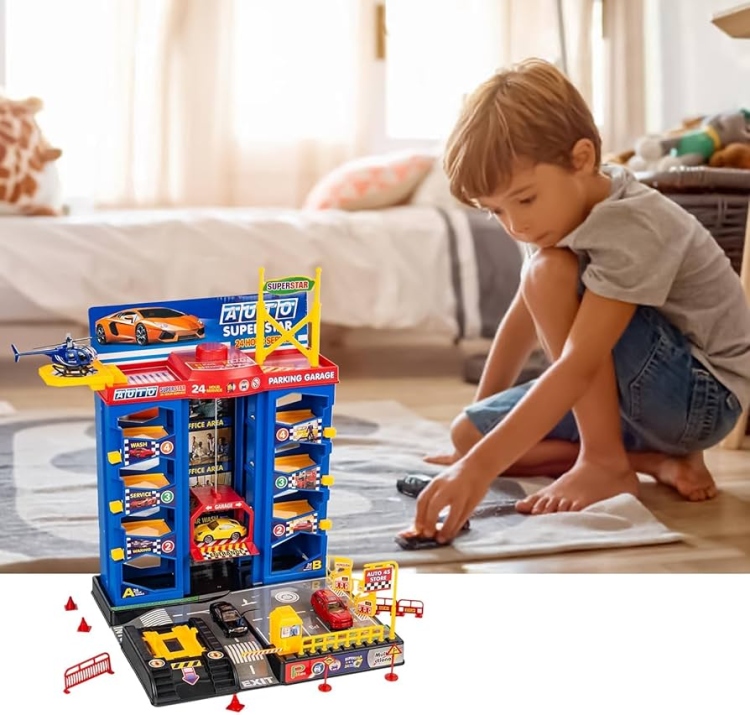 لعبة  كراج السيارات الحجم الكير 