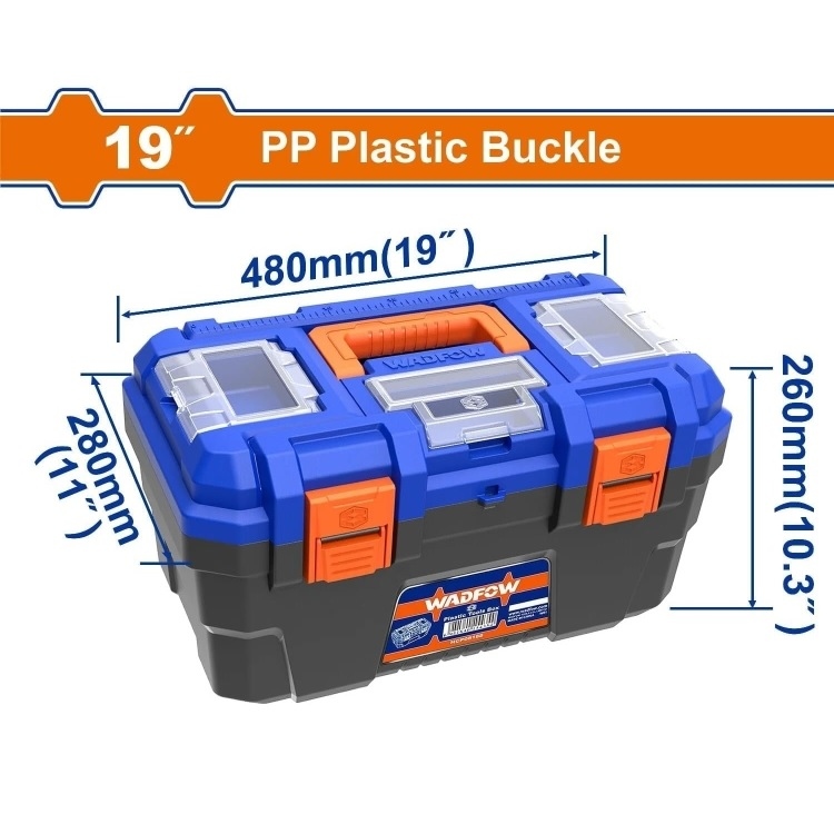 صندوق عدة بلاستيك فارغ 19" انش