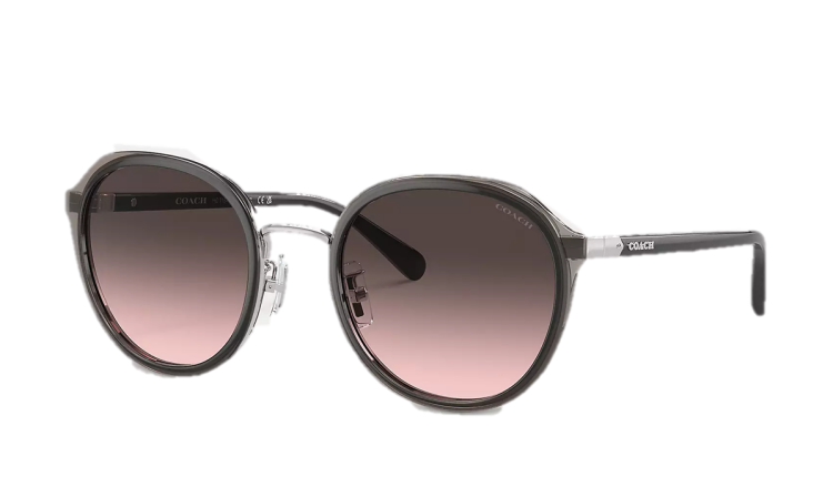 EyeframesInt-COACH-CL924 - Hangtag Geometric Round Sunglasses - Assorted Colors