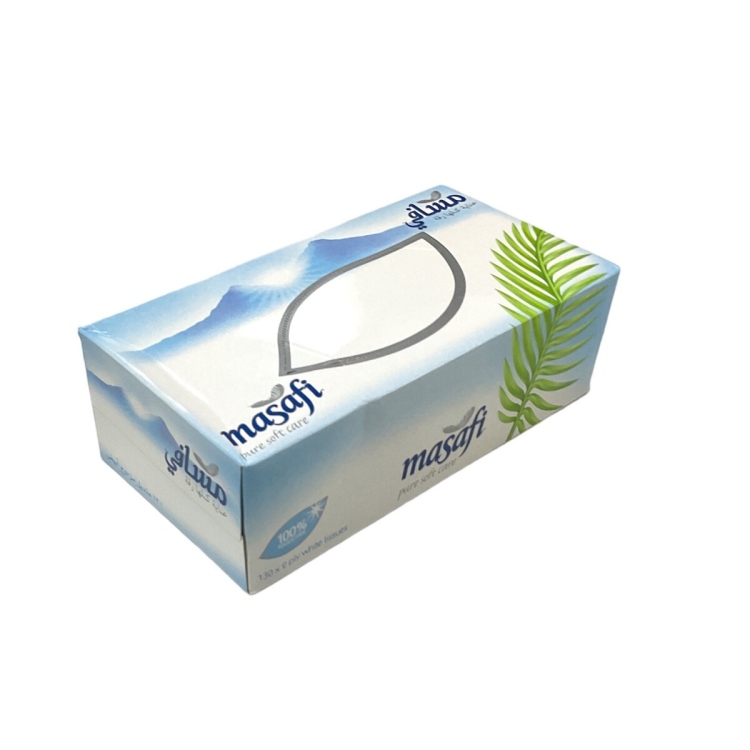 مسافي مناديل كرتون 130منديل