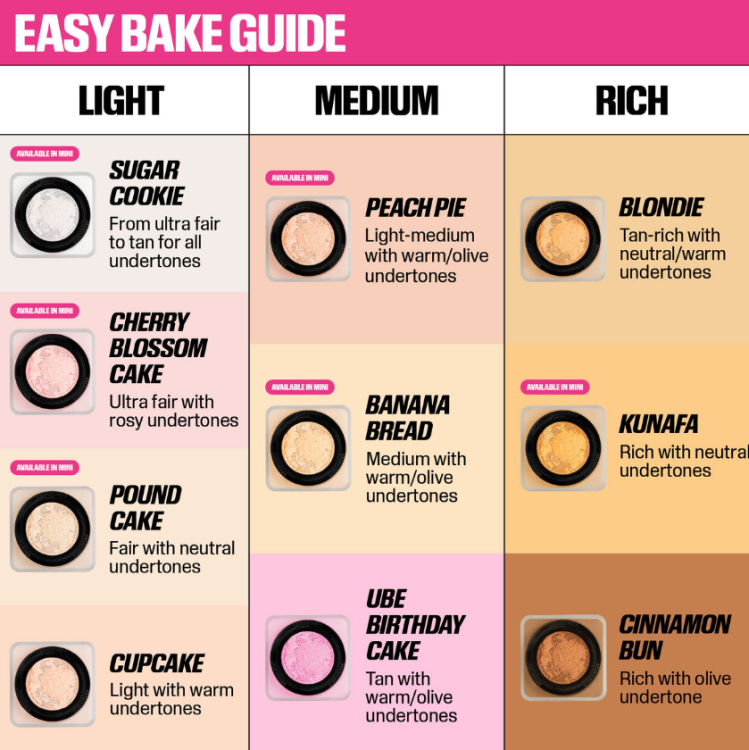 Huda Beauty, Mini Easy Bake Loose Baking & Setting Powder