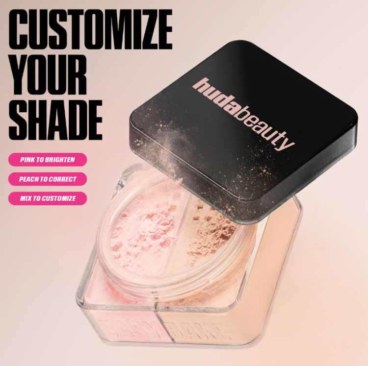 Huda Beauty, Easy Bake Duo Loose Powder