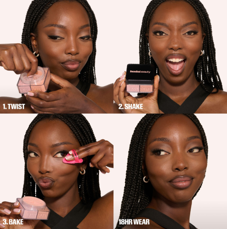 Huda Beauty, Easy Bake Duo Loose Powder