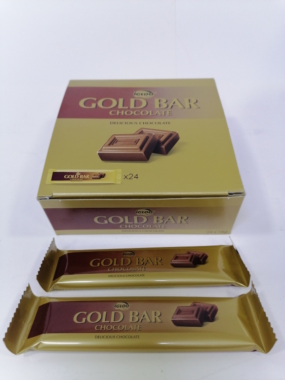 شوكولاتة جولد بار 18غ *24 حبة